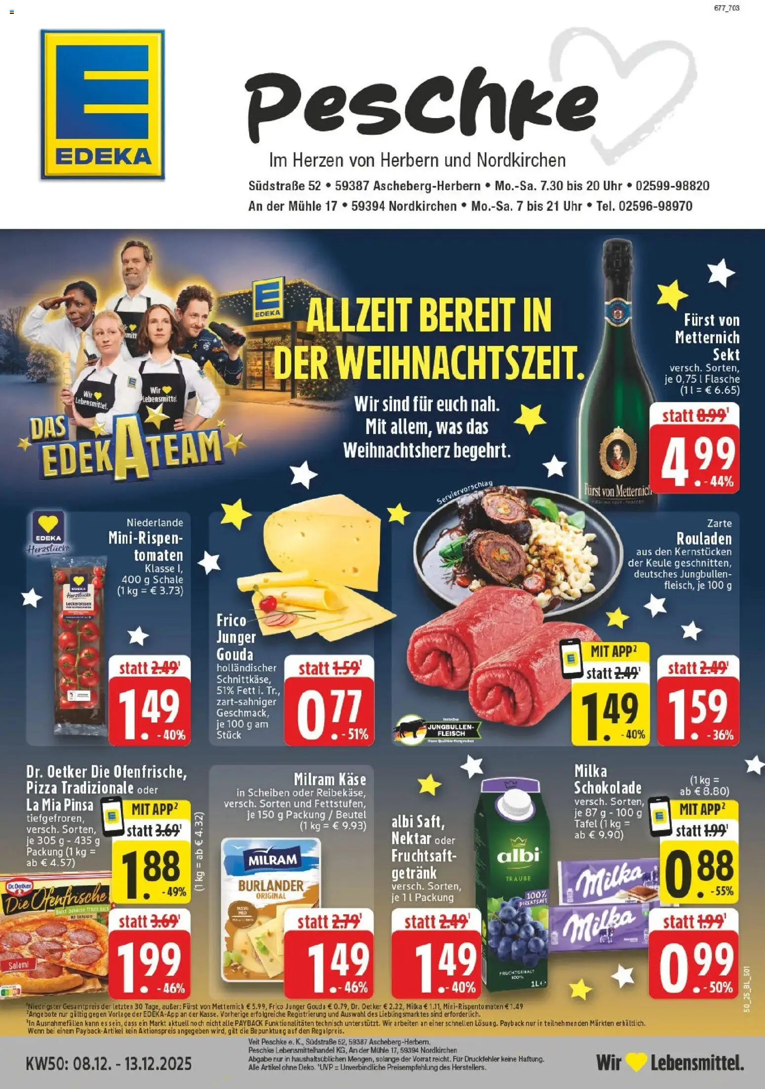 Vorschau von dem Prospekt des Geschäftes Edeka, gültig ab dem 07.12.2025
