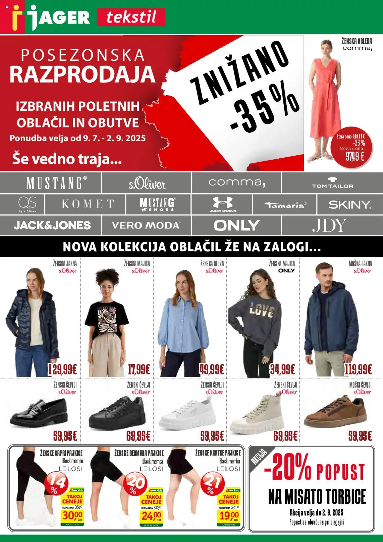 Jager Katalog tekstil od 13.08.2025 - aktualna ponudba - stran 1