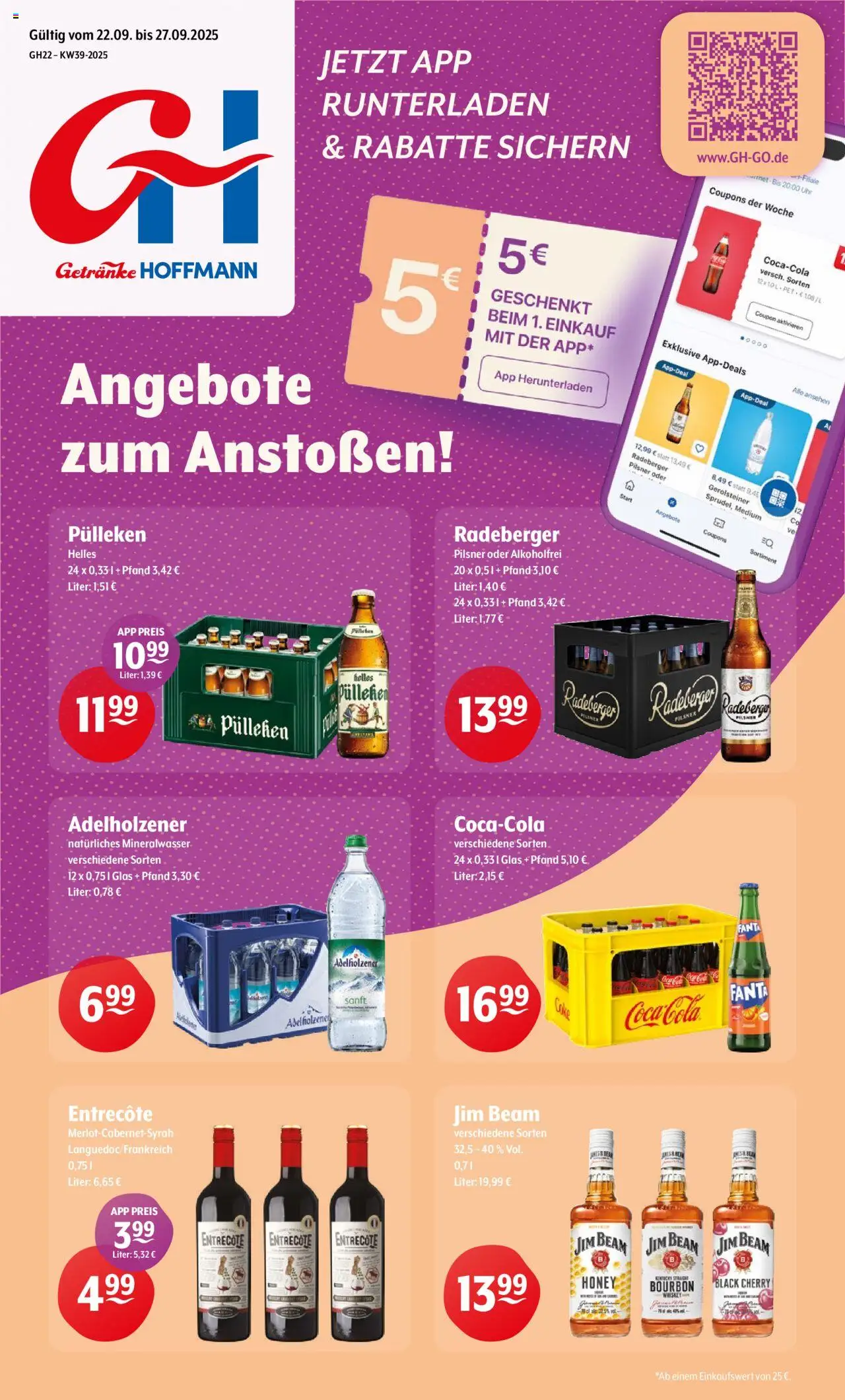 Getränke Hoffmann Nordrhein - Westfalen (vom 22.09.2025 - 27.09.2025)