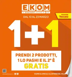 Anteprima dell'opuscolo Ekom volantino Toscana dal negozio Ekom valido da 10/03/2026