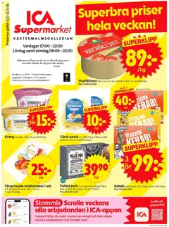 Förhandsgranska reklamblad Stockholm från butik ICA Supermarket gäller från 05/01/2026