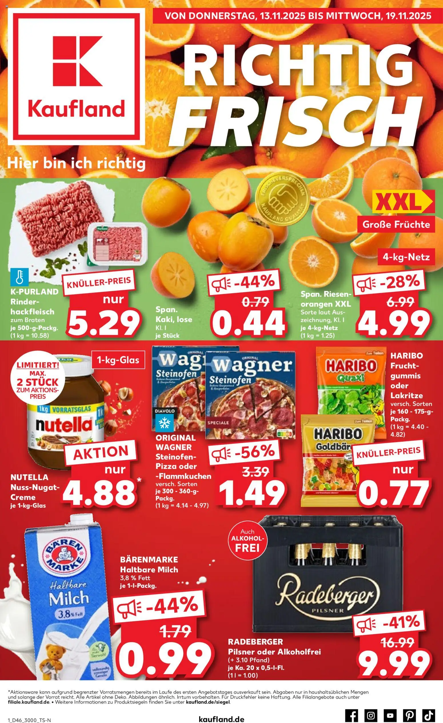 Voorbeeld van DE Folder van winkel Kaufland DE geldig vanaf 13-11-2025