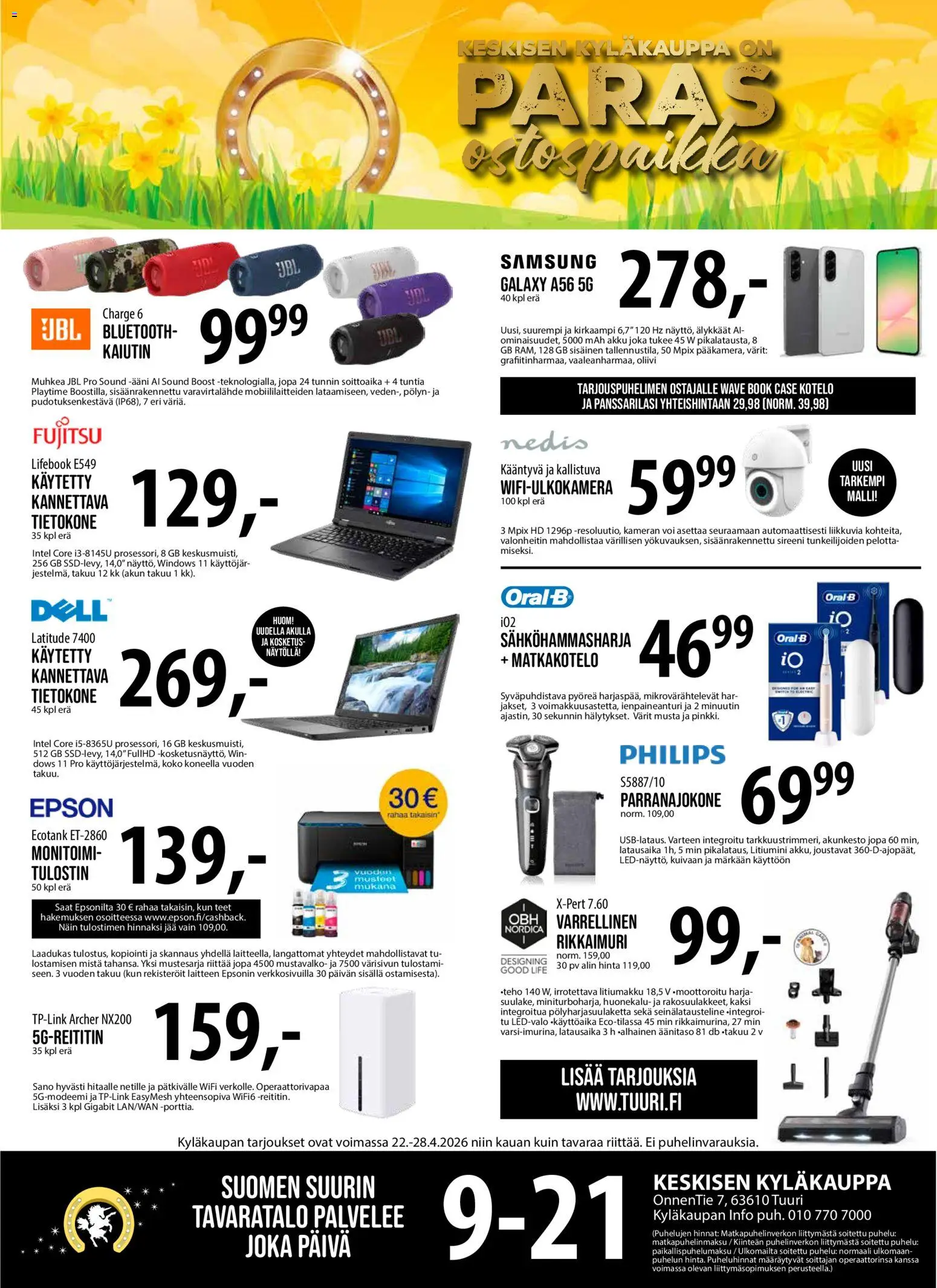 Kaupan Tuuri Tuuri tarjoukset esikatselu, voimassa 22/04/2026