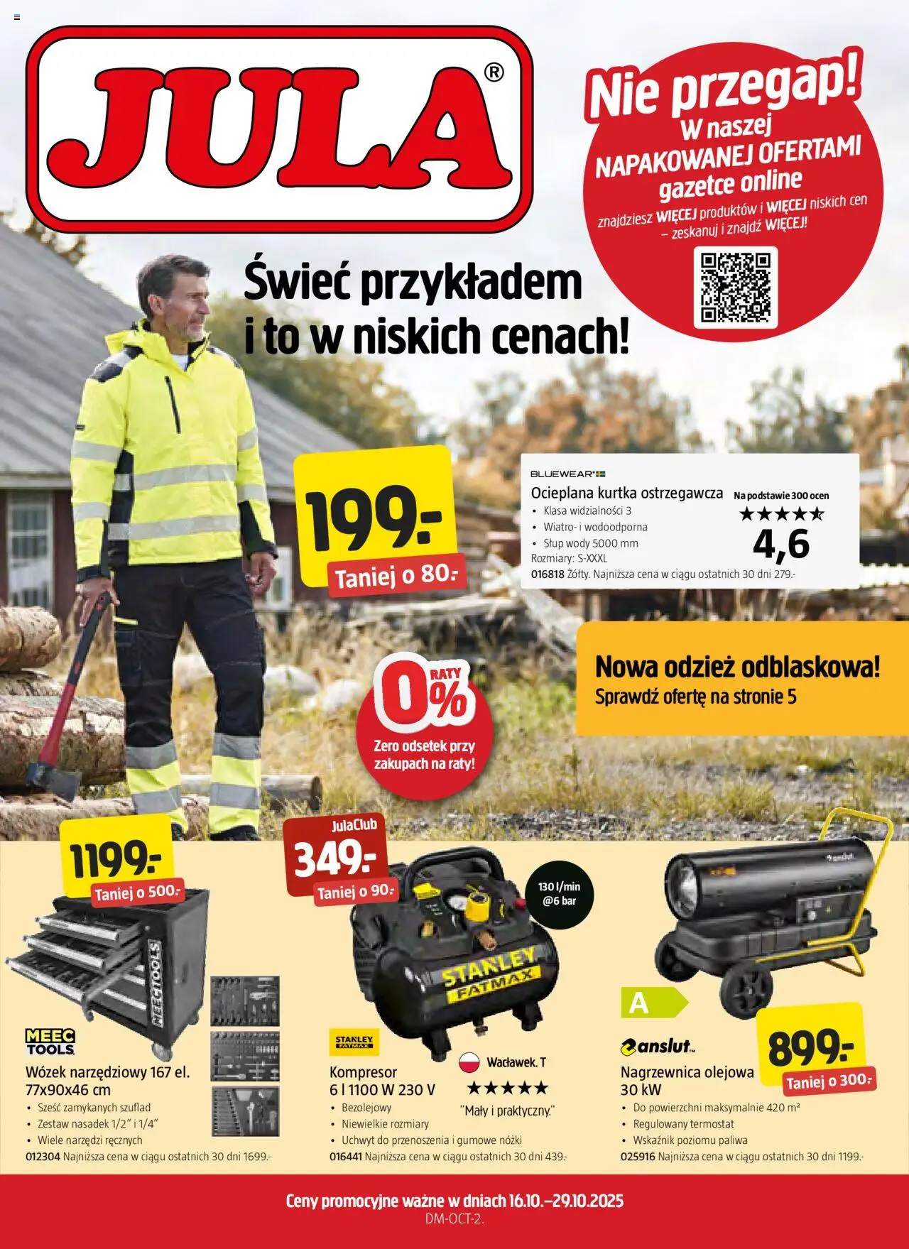 Jula Gazetka od 16.10.2025 - Nowa Gazetka - Numer strony 1