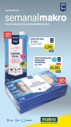 Pré-visualização do folheto da loja Makro válida a partir de 16/12/2025