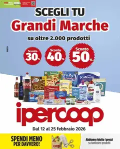 Anteprima dell'opuscolo Volantino Sesto San Giovanni dal negozio Ipercoop valido da 12/02/2026