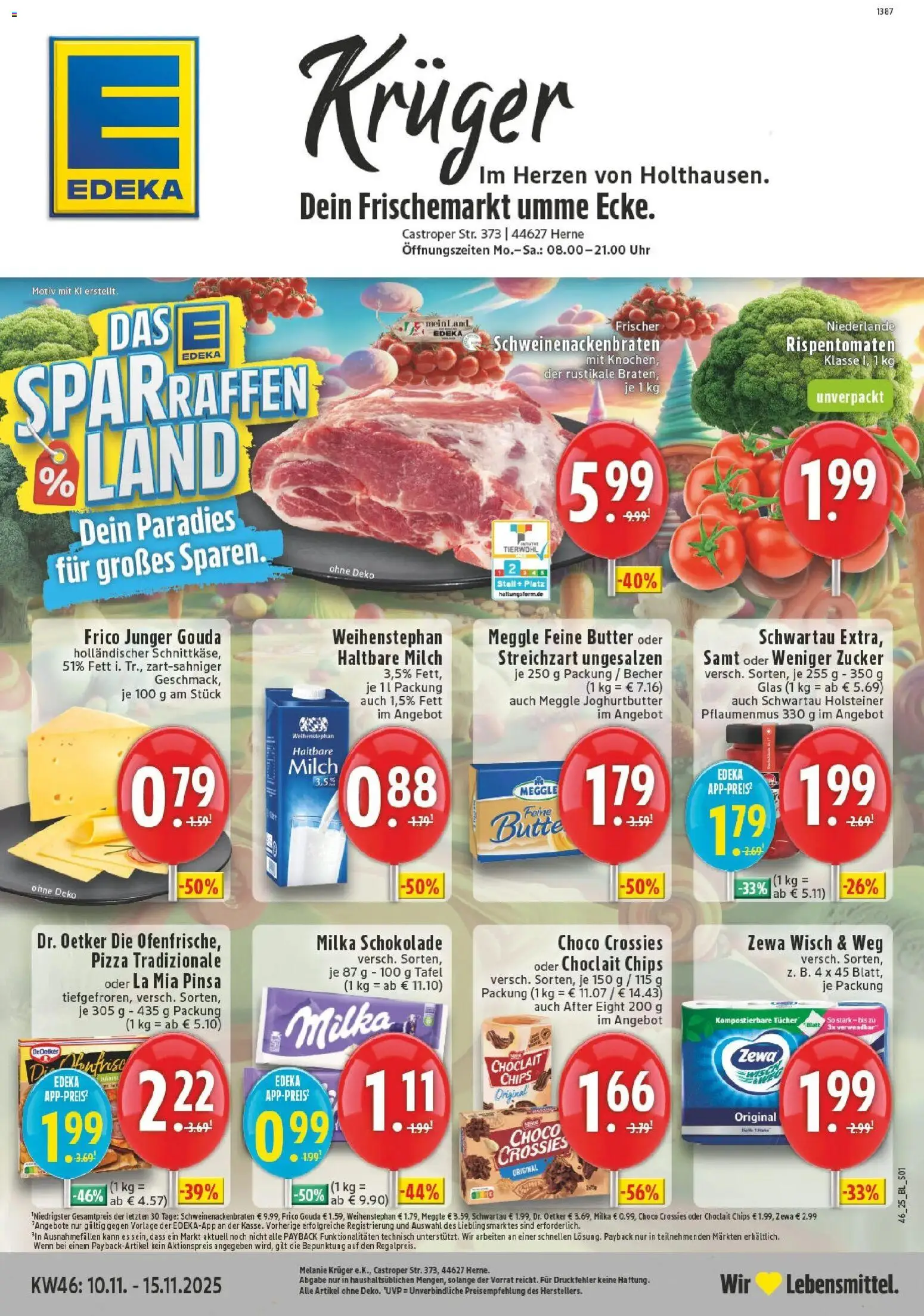 Vorschau von dem Prospekt des Geschäftes Edeka, gültig ab dem 10.11.2025