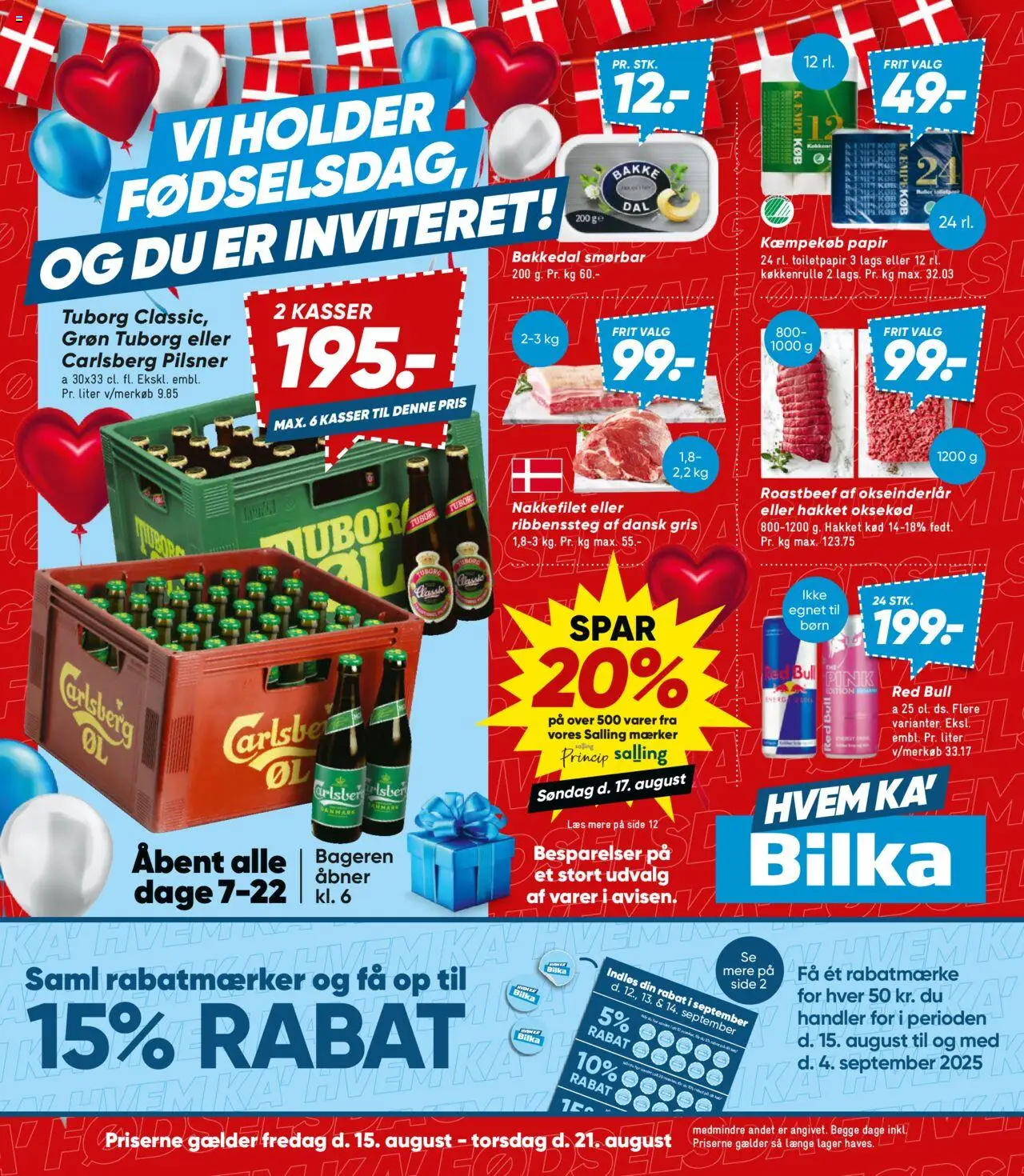 Bilka tilbudsavis gyldig fra 15/08/2025 - side 1