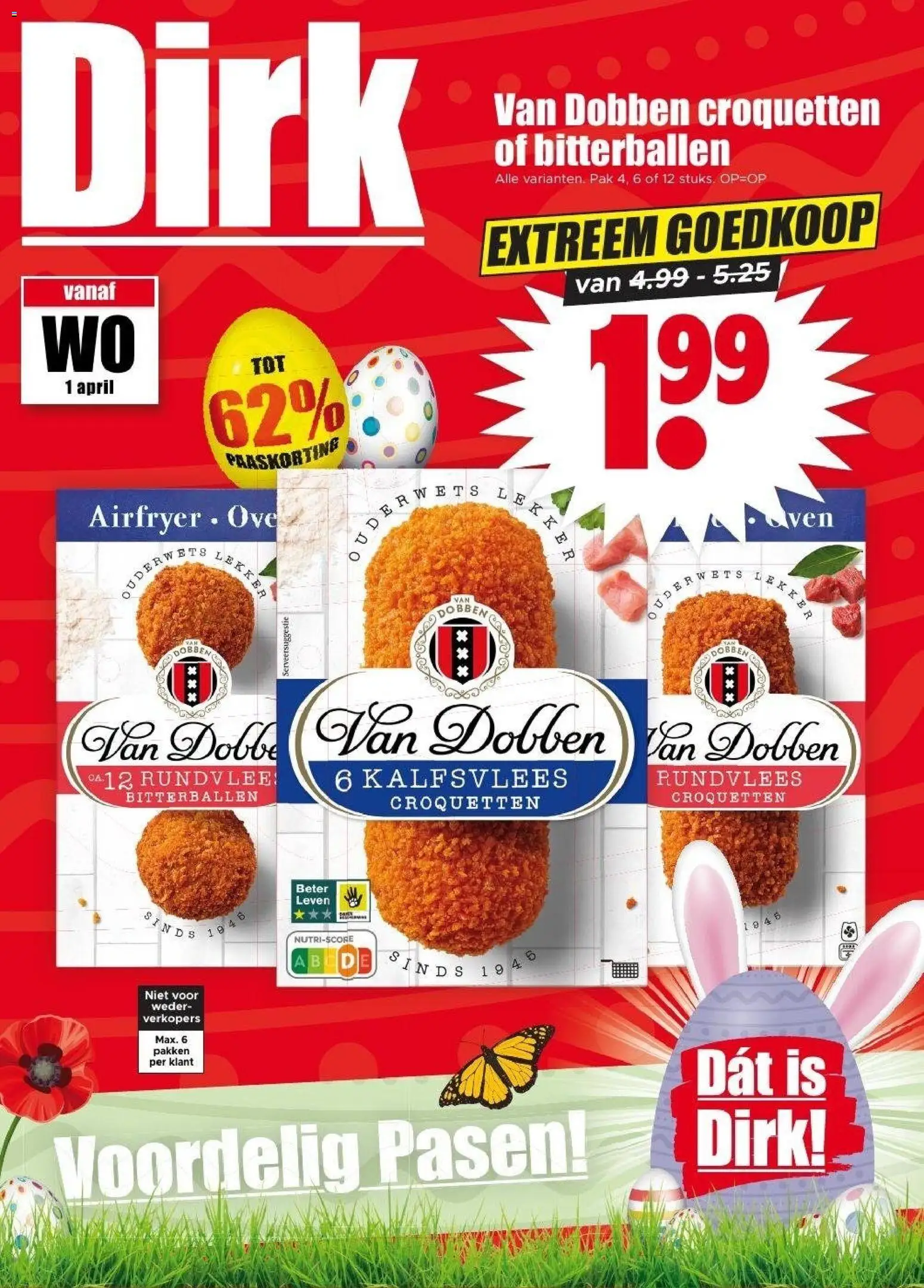 Voorbeeld van Dirk Folder / Publicité van winkel Dirk geldig vanaf 01/04/2026