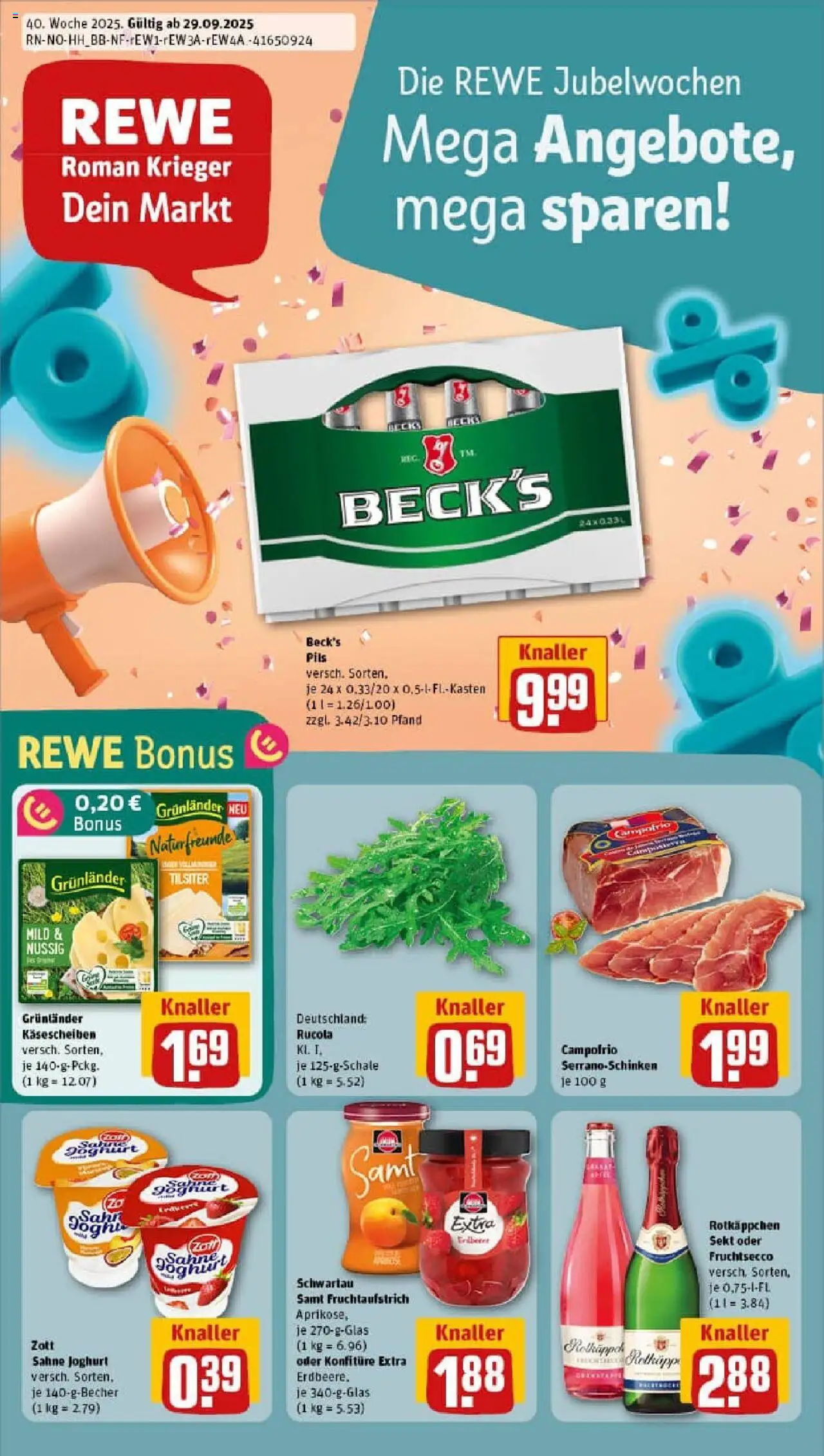 REWE Prospekt ab 29.09.2025 nächste Woche - Prospekt Hamburg/Finkenwerder	