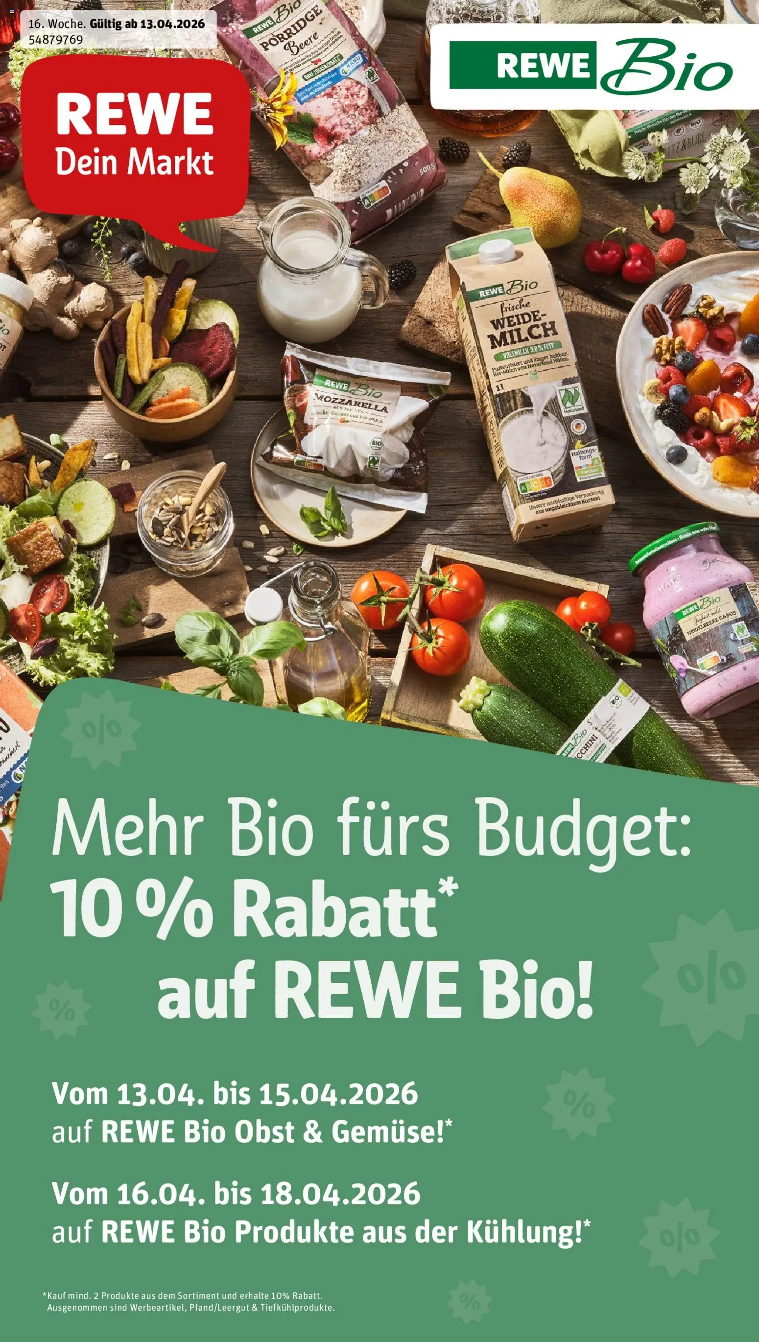Vorschau von dem Prospekt des Geschäftes Rewe, gültig ab dem 13.04.2026
