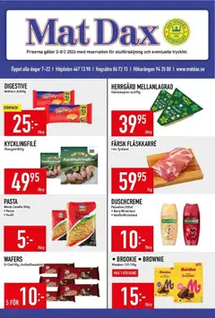 Förhandsgranska reklamblad Aktuella reklamblad Matdax från butik Matdax gäller från 02/08/2026