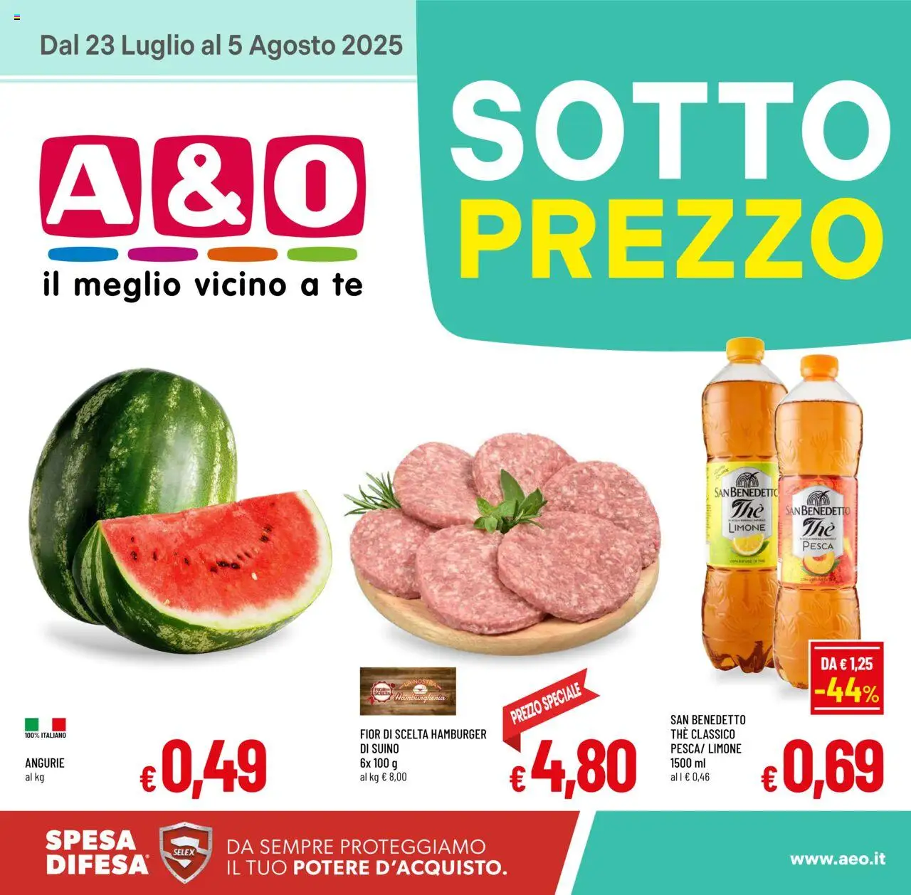 Volantino A&O valido da 23/07/2025 numero di pagina 1