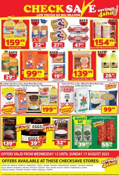 Preview of Check Save flyer valid from 13/08/2025