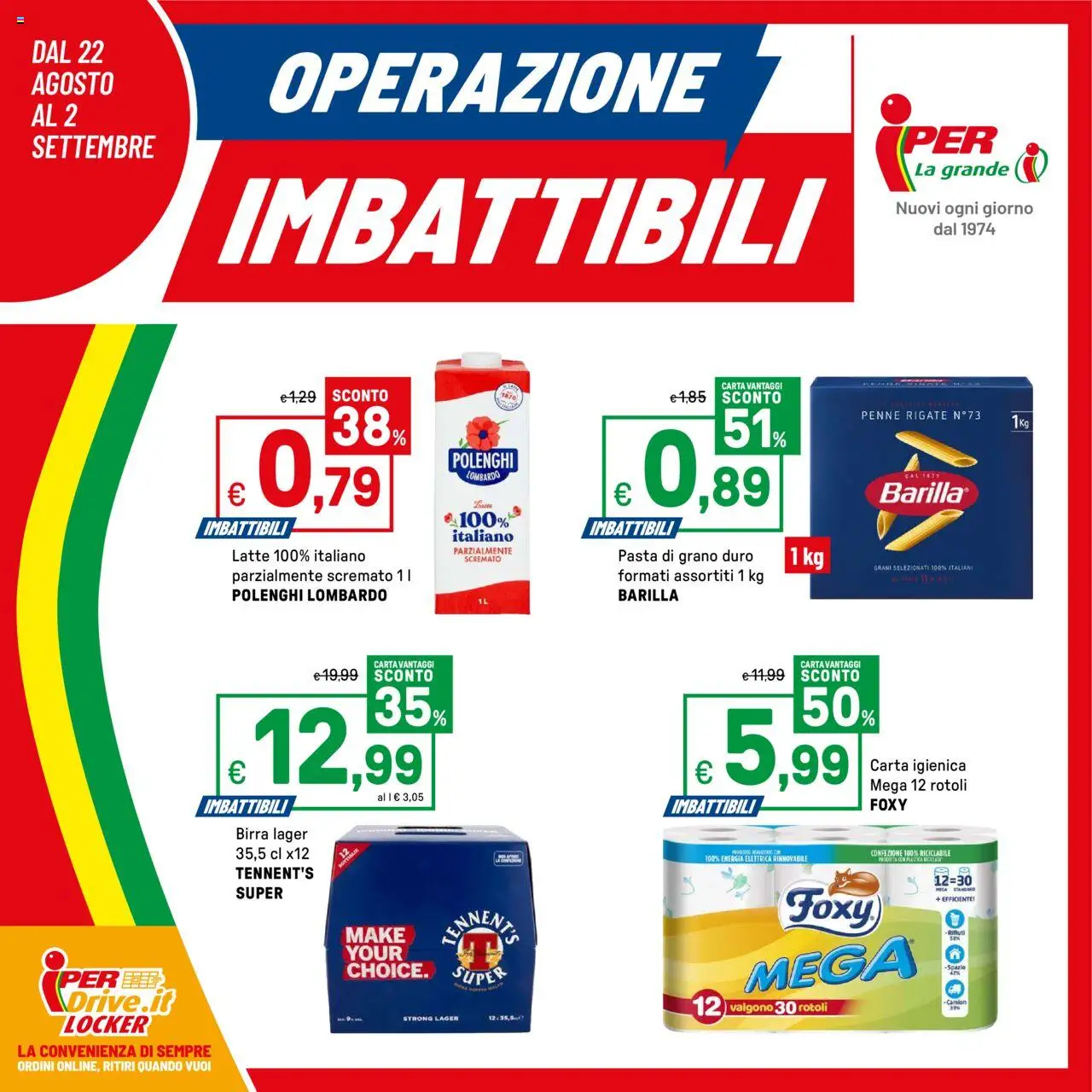 Volantino Iper valido da 24/08/2025 numero di pagina 1