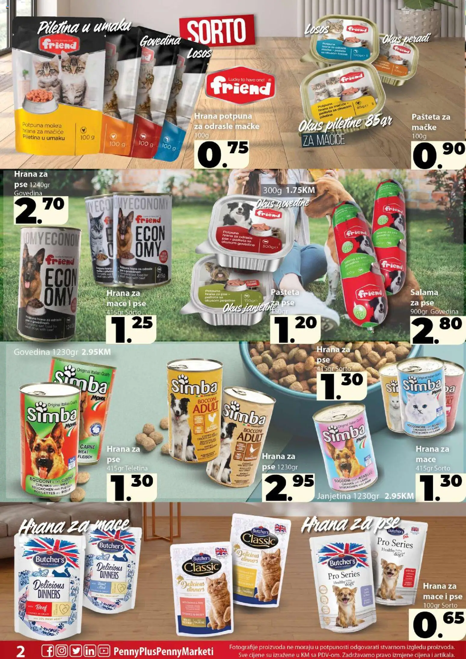 Pregled letka Hrana, igra i oprema sve za vaše jubimce trgovine Penny Plus vrijedi od 2025.11.21