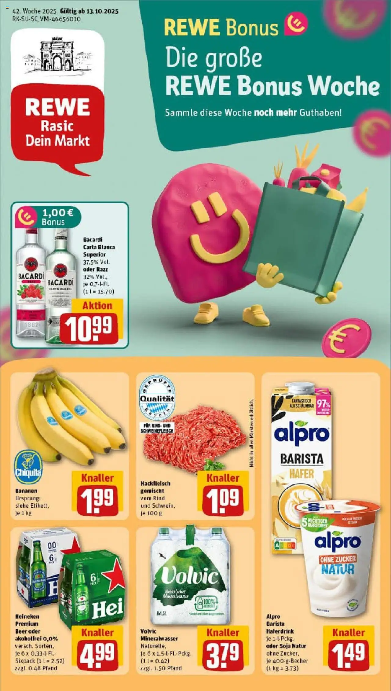 REWE Prospekt ab 13.10.2025 nächste Woche - Prospekt München	