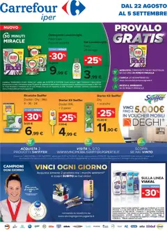 Anteprima dell'opuscolo Volantino Offerte imperdibili dal negozio Carrefour valido da 22/08/2025