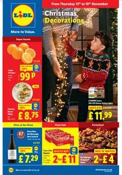 Preview of Lidl Christmas Decorations valid from 13/11/2025