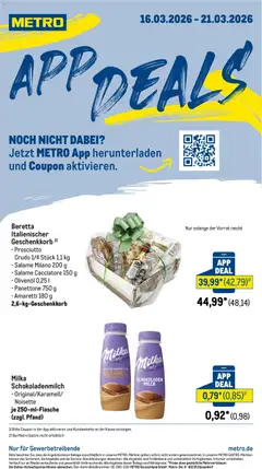 Vorschau von dem Prospekt des Geschäftes Metro, gültig ab dem 16.03.2026