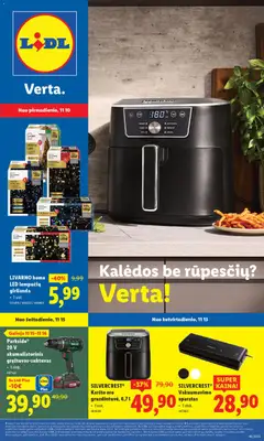 LIDL parduotuvės leidinio Black Friday galiojančio nuo 2025.11.10 peržiūra