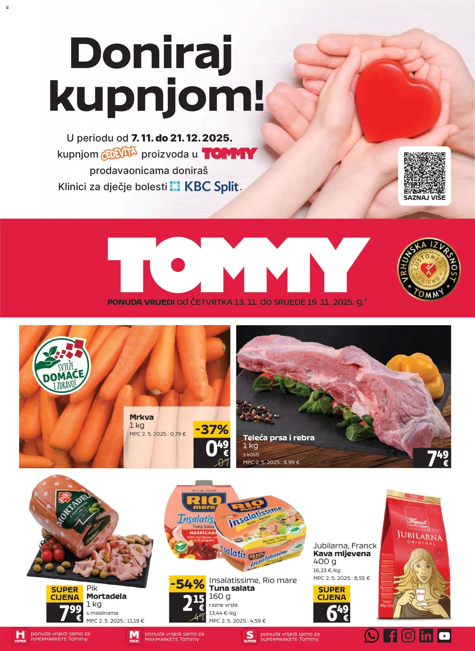 Pregled letka Katalog trgovine Tommy vrijedi od 13.11.2025