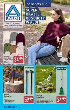 Pogląd gazetki "Od soboty" ze sklepu Aldi ważnej od 18.10.2025