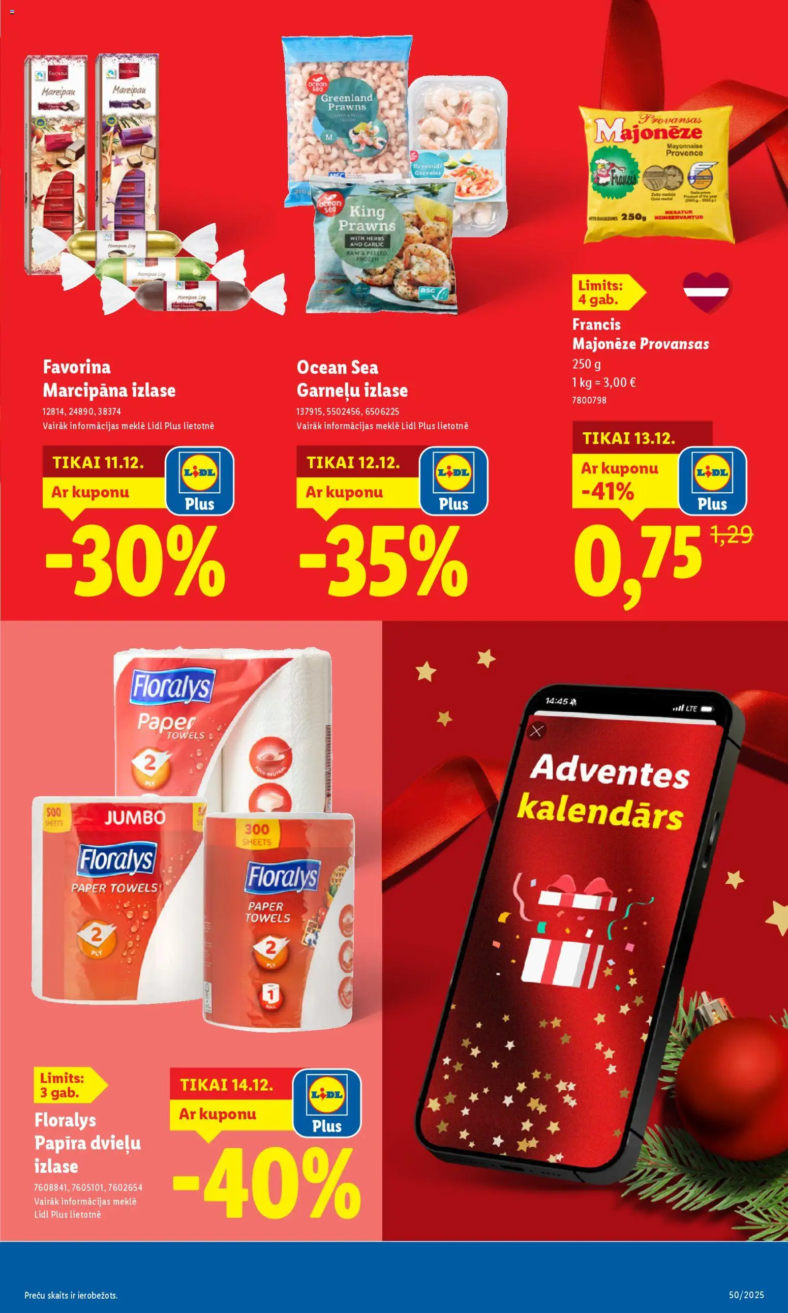 Skatīt Lidl akciju bukletu, derīgs no 2025.12.08