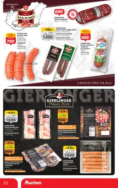 Auchan - Akciós újság Auchan megtekintése, amely érvényes 2025.12.04.-től | Oldal: 22