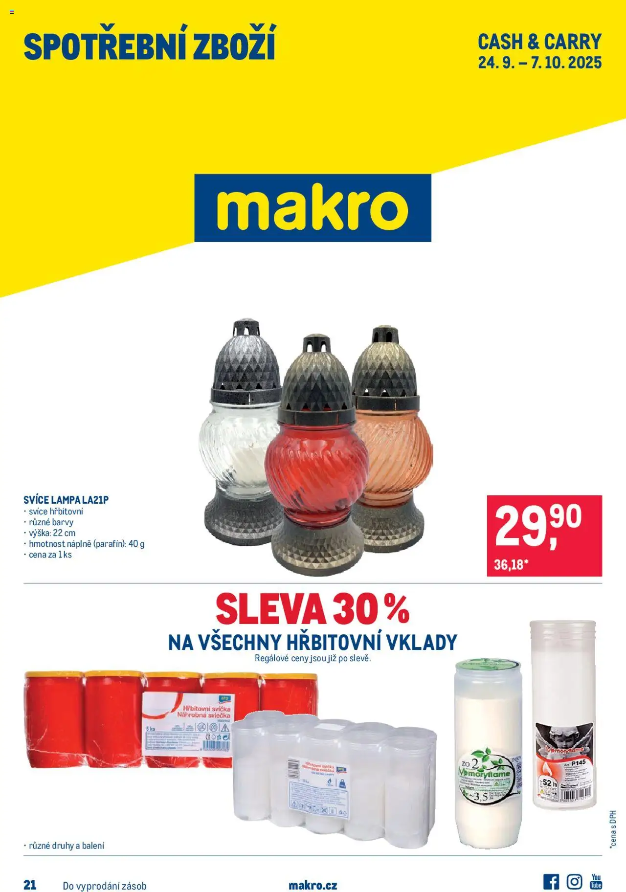  Makro Leták - Spotřební zboží od 24.09.2025 - Akce Makro