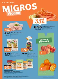 Vorschau des Merkblatts Migros aktionen vom Shop Migros gültig von 03.03.2026 bis 11.03.2026