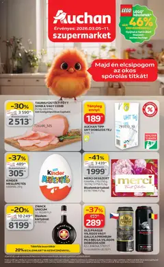 Auchan - Auchan Szupermarket akciós újság megtekintése, amely érvényes 2026.03.05.-től