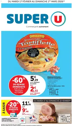 Prévisualisation de Prospectus du magasin Super U formulaire valide 17/02/2026