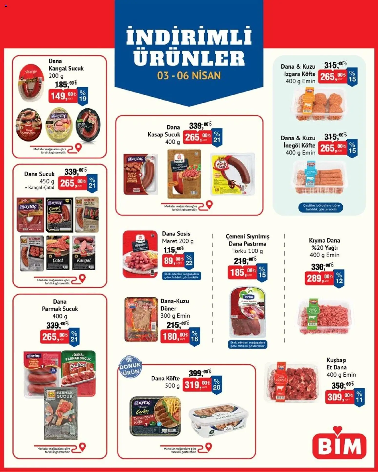 BİM BİM - İndirimli Ürünler 03.04.2026 - Broşürünün önizlemesi