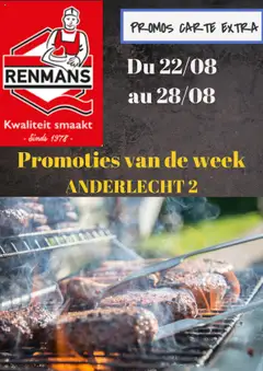 Voorbeeld van Folder / Publicité van winkel Renmans geldig vanaf 22/08/2025
