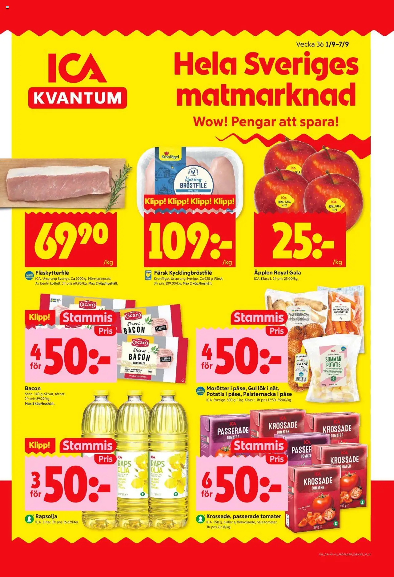 Höganäs är giltig 01/09 2025 > Veckans Erbjudanden gäller från 01/09/2025 till 07/09/2025 sidnummer 1