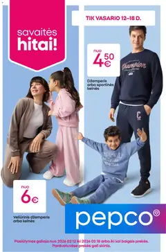 Pepco parduotuvės leidinio Leidinys galiojančio nuo 2026.02.12 peržiūra