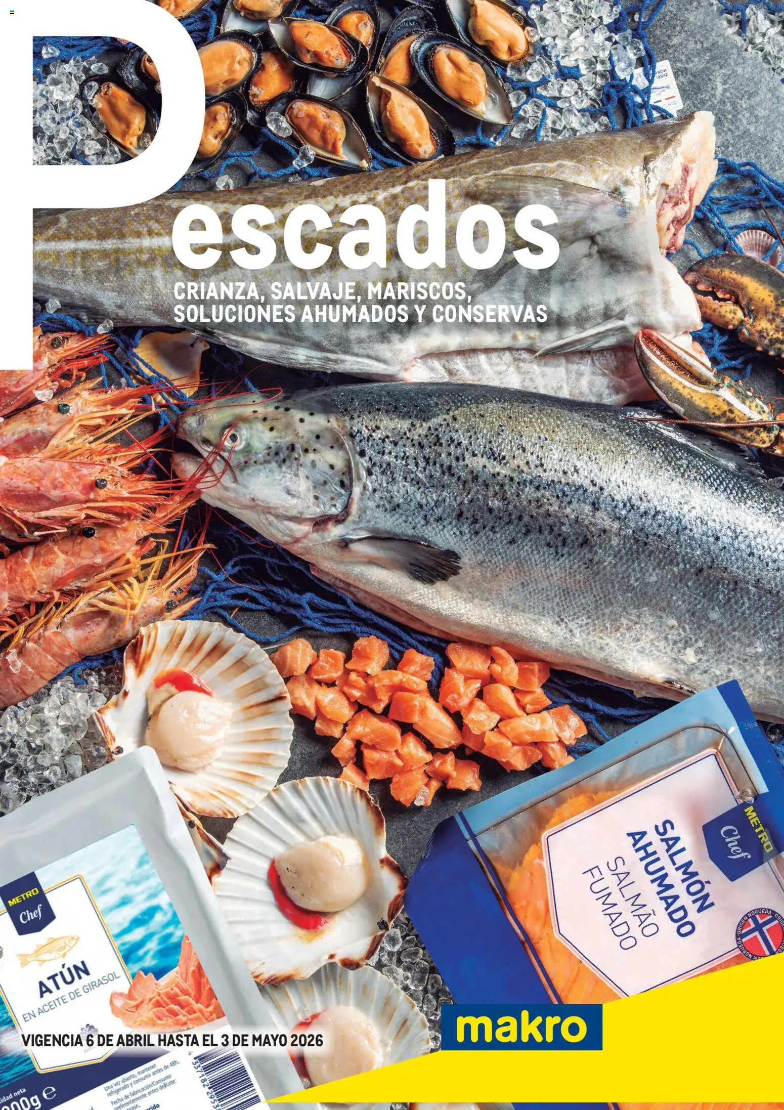 Vista previa del folleto de la tienda Makro válido desde el 06/04/2026 - Aceite, Atún, Salmón, Conservas, Aceite de girasol