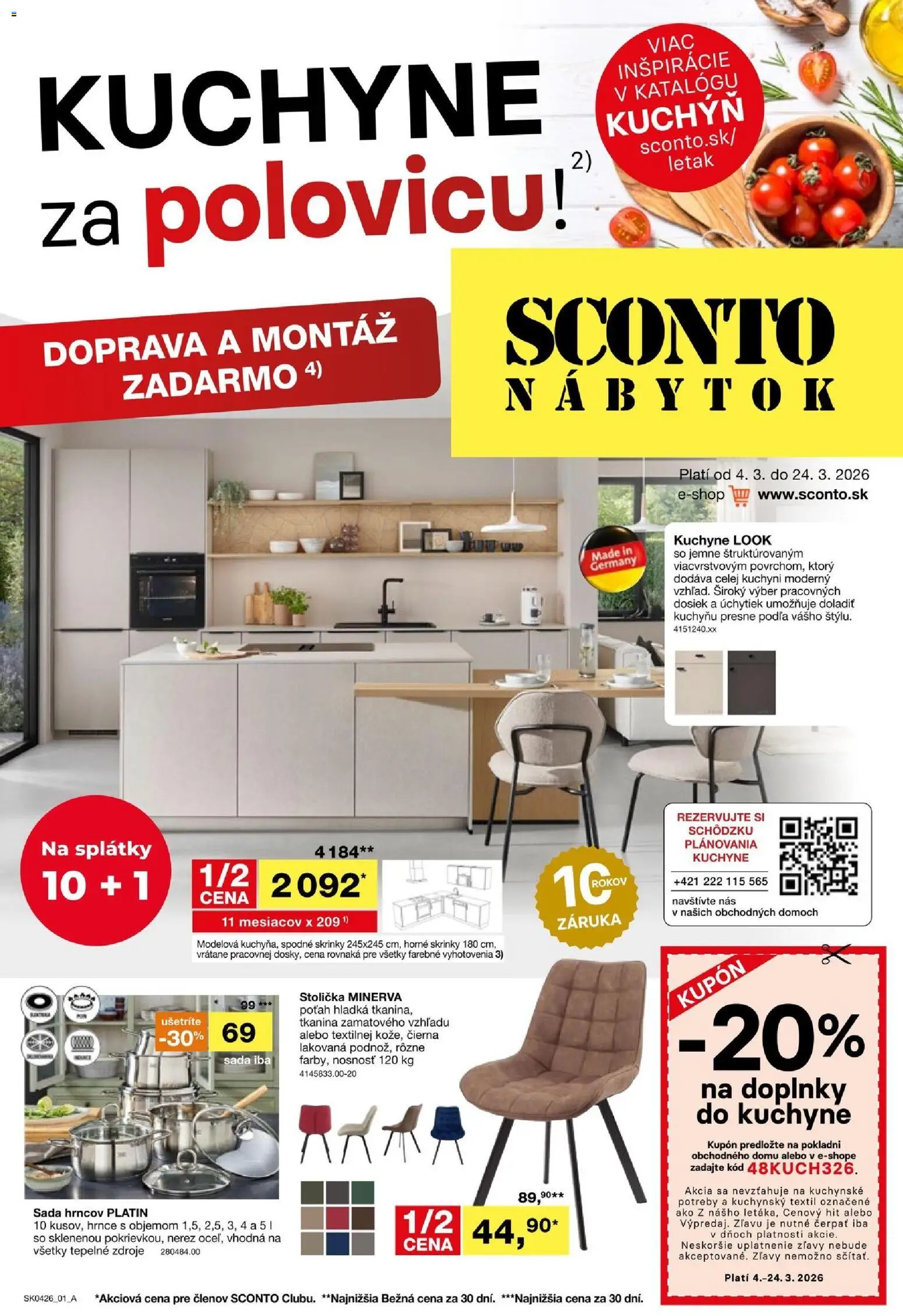 Náhľad Sconto nábytok letáku platného od 04.03.2026