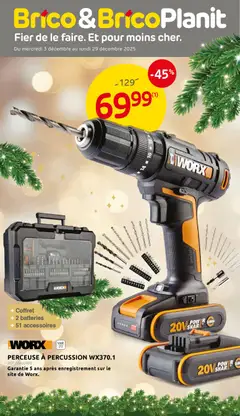 Voorbeeld van Publicité van winkel Brico geldig vanaf 03/12/2025