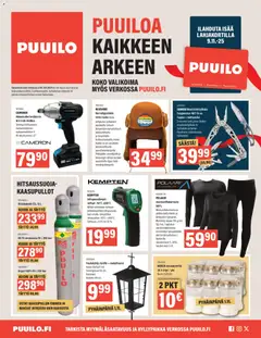 Kaupan Puuilo Tarjoukset esikatselu, voimassa 27/10/2025