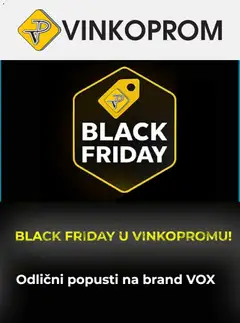 Pregled letka Black Friday trgovine Vinkoprom vrijedi od 27.11.2025