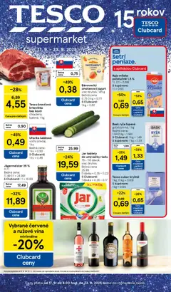 Náhľad Tesco letáku platného od 17.09.2025