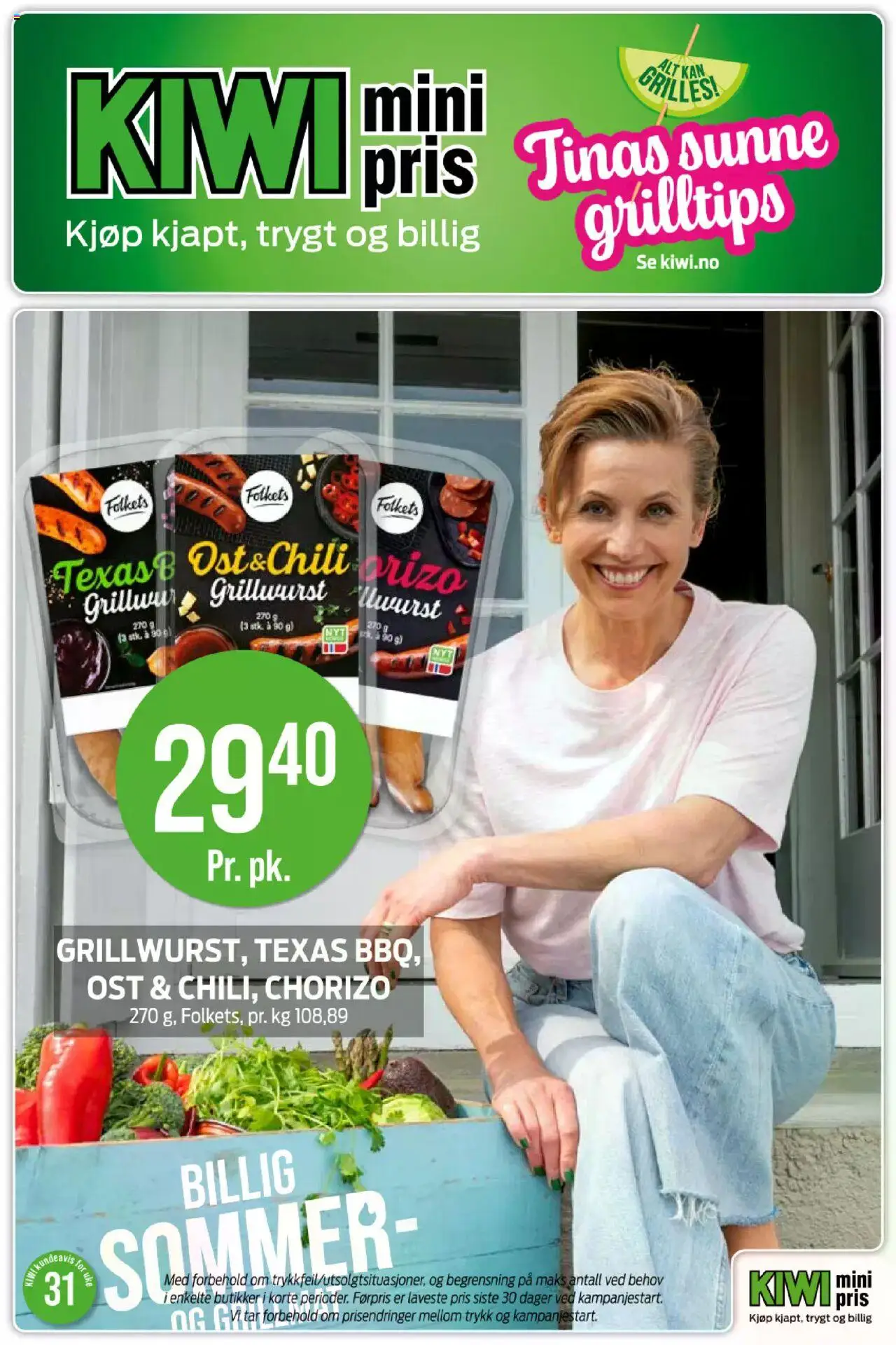 Kundeavis Kiwi gyldig fra 28/07/2025 - Sidenummer 1