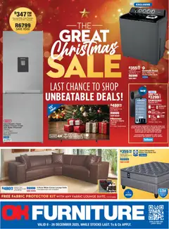 Preview of OK Furniture flyer valid from 08/12/2025