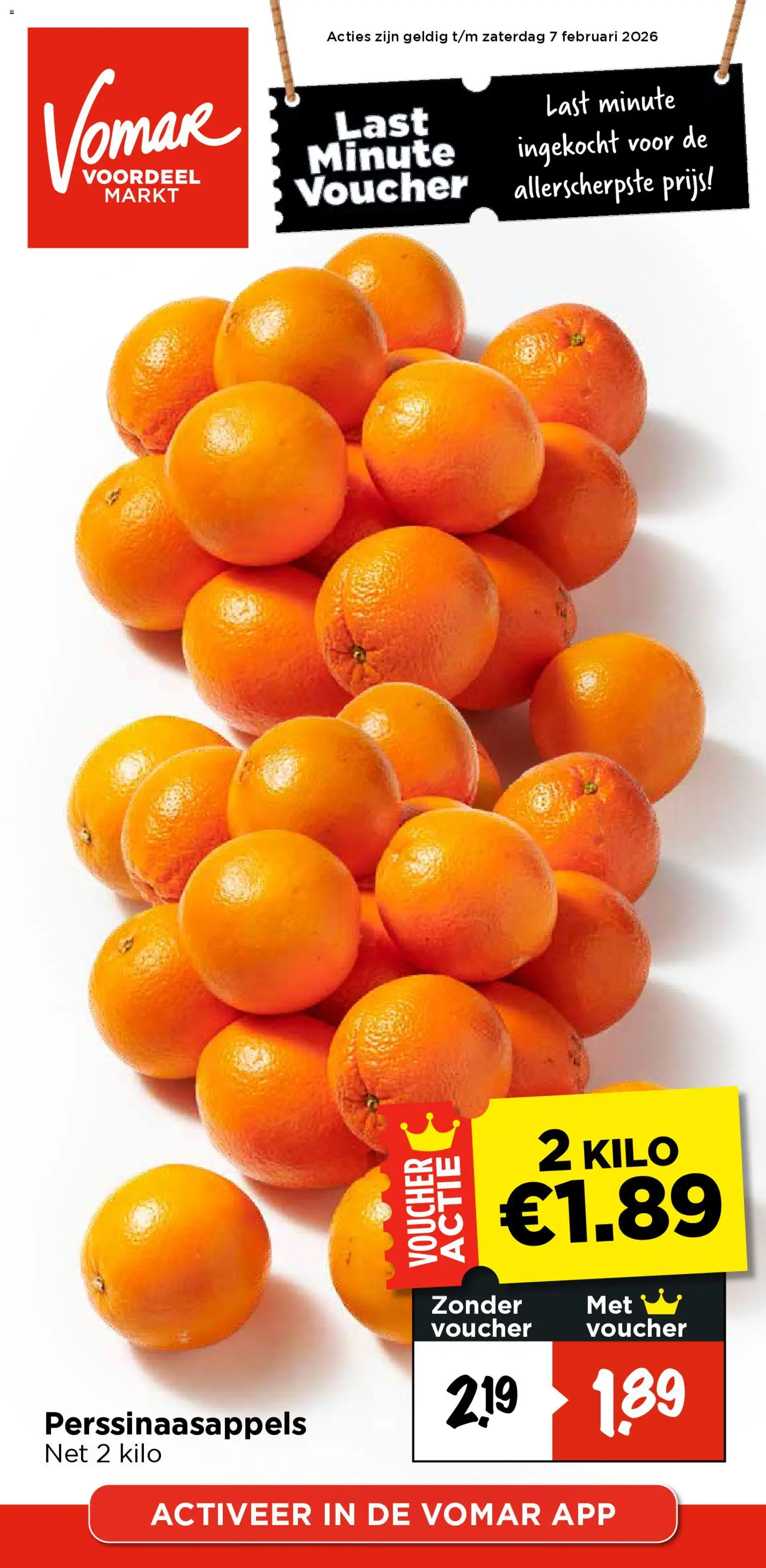 Voorbeeld van Weekend folder van winkel Vomar geldig vanaf 05-02-2026