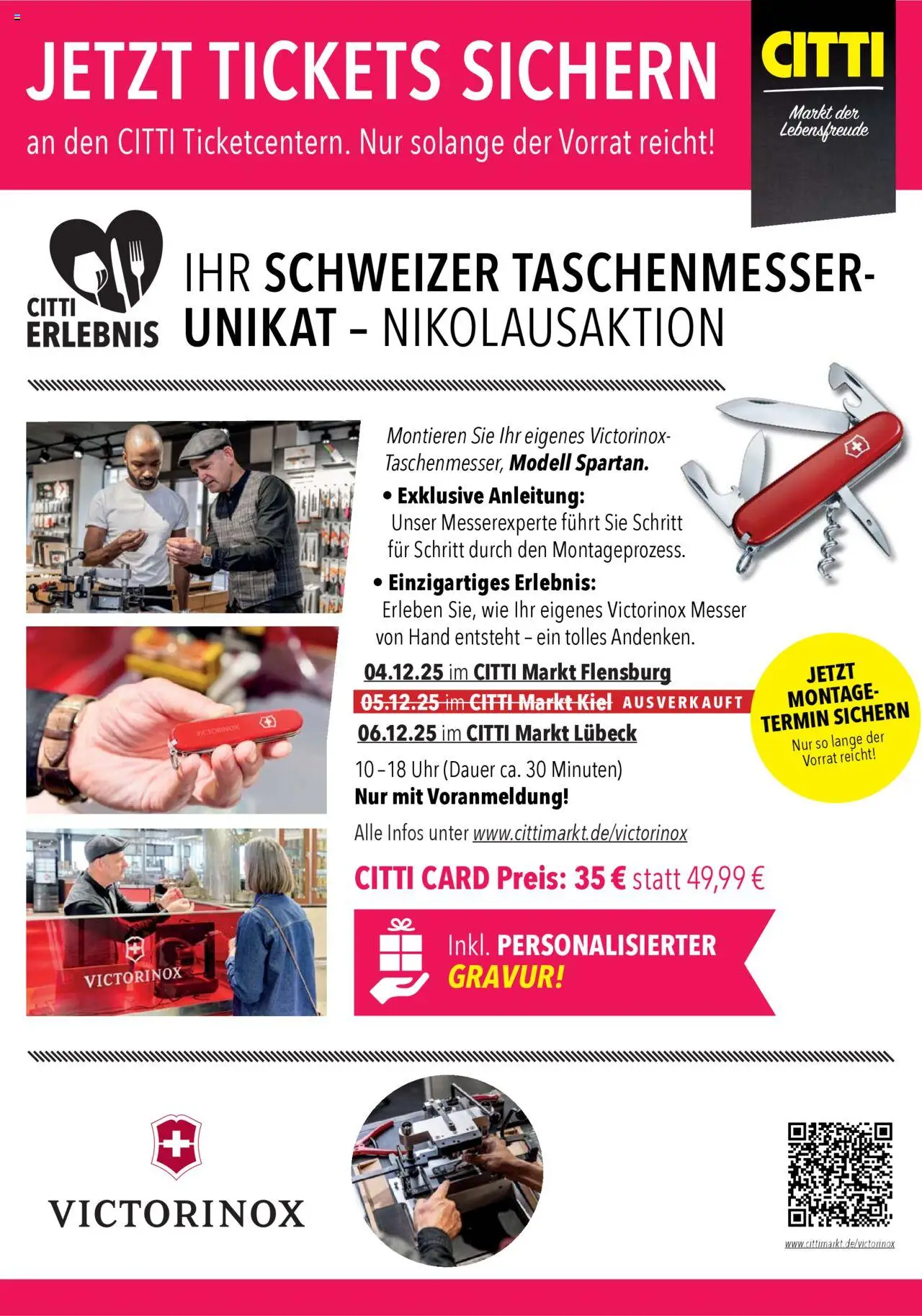 CITTI Markt Taschenmesser-Unikat (vom 20.10.2025 - 03.12.2025) - Uhr