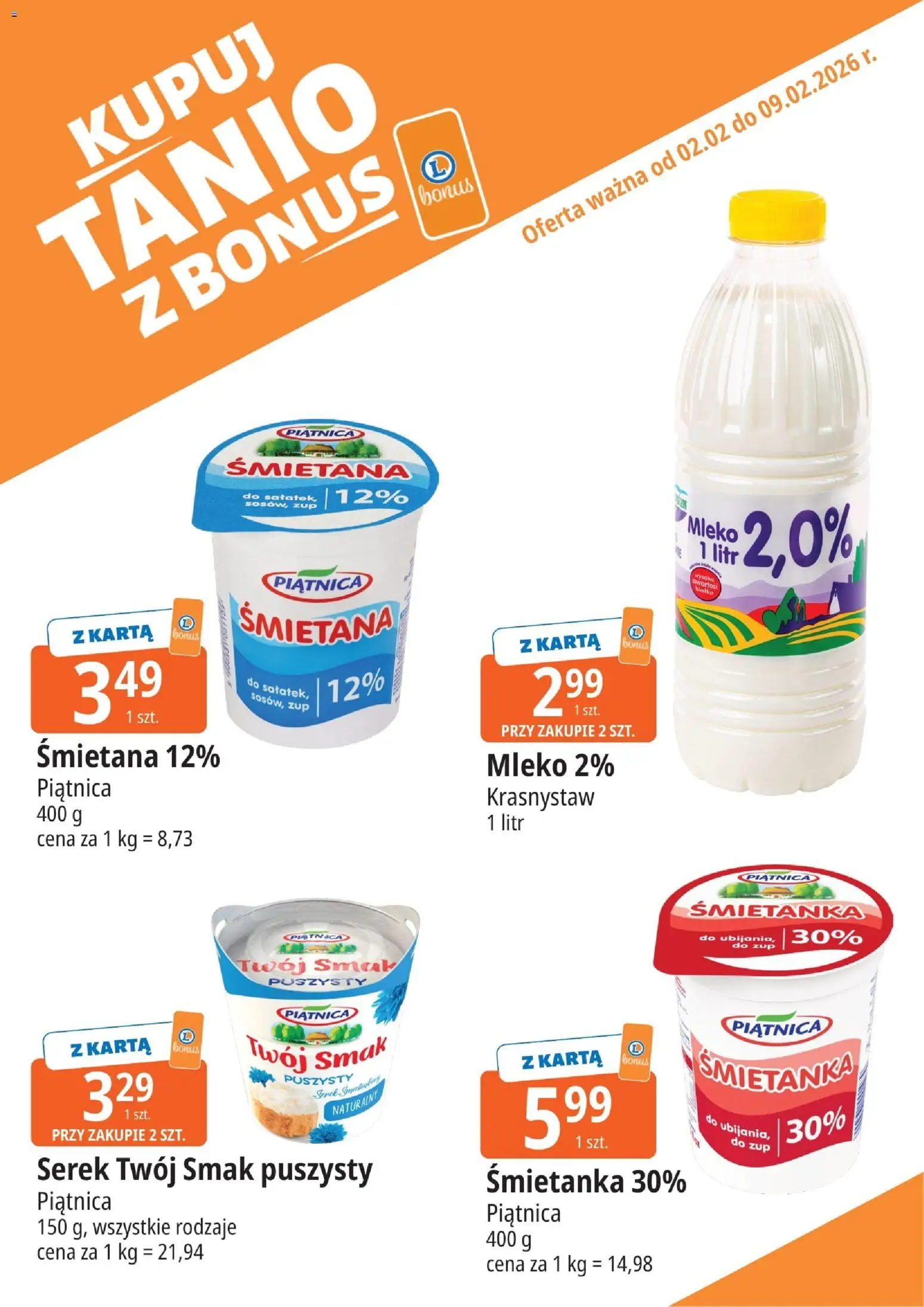 Pogląd gazetki "Tychy" ze sklepu E.Leclerc ważnej od 02.02.2026