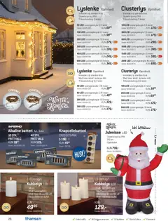 Forhåndsvis Kundeavis fra butikk THANSEN gyldig fra 29/10/2025 | Side: 20