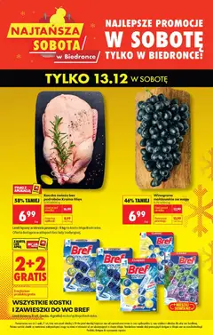 Pogląd gazetki "Najtańsza sobota" ze sklepu Biedronka ważnej od 13.12.2025